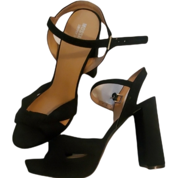 Mossimo Supply Co. Shoes - Mossimo black suede block heel pumps size 9